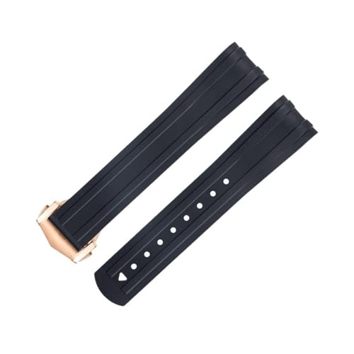 DJDLFA 20 mm für Omega-Armband FKM Fluorous Rubber Curved End For Seamaster 300 Diving Edelstahl Faltschnalle Ersatzarmbänder, 20 mm, Achat DJDLFA 20 mm für Omega-Armband FKM Fluorous Rubber Curved End For Seamaster 300 Diving Edelstahl Faltschnalle Ersatzarmbänder, 20 mm, Achat von DJDLFA
