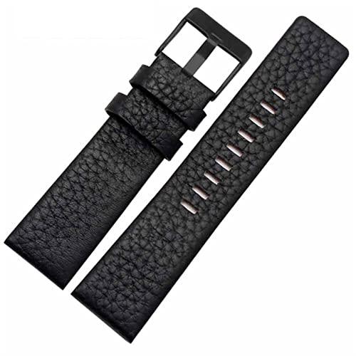 DJDLFA 22 mm, 24 mm, 26 mm, 28 mm, 30 mm, Echtleder-Uhrenarmband für Diesel DZ7259, DZ7256, DZ7265, 30 mm, Achat von DJDLFA