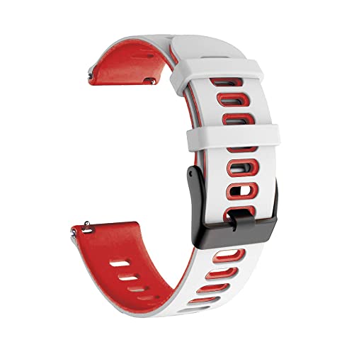 DJDLFA Armband für Garmin Forerunner 245 645 55 3 Venu für Samsung Galaxy Watch 3/4, Schnellverschluss, Silikon, 20 mm / 22 mm, 20mm Forerunner 245, Achat von DJDLFA