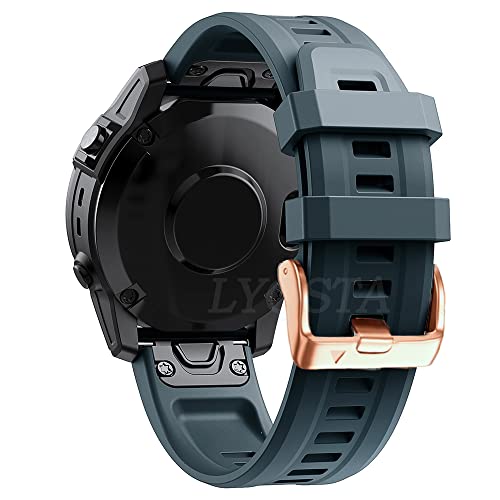 DJDLFA Correa Ersatzarmband für Smartwatch Garmin Fenix 7S 6S 6S Pro 5S 5SPlus, Silikon, 20 mm, Schnellverschluss-Armband, 20mm Descent Mk2S, Achat von DJDLFA