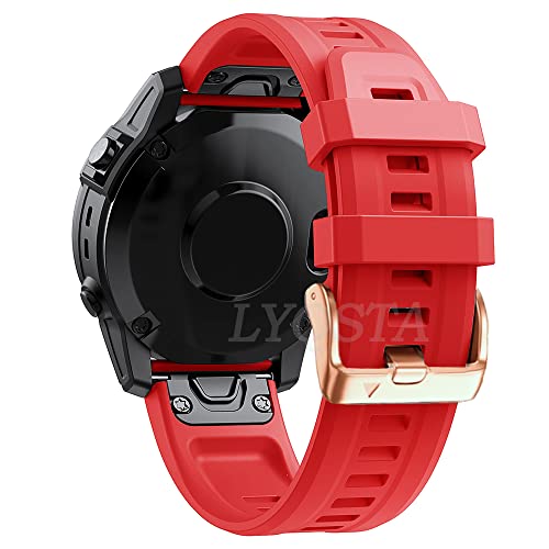 DJDLFA Correa Ersatzarmband für Smartwatch Garmin Fenix 7S 6S 6S Pro 5S 5SPlus, Silikon, 20 mm, Schnellverschluss-Armband, 20mm Fenix 6S 6SPro, Achat von DJDLFA