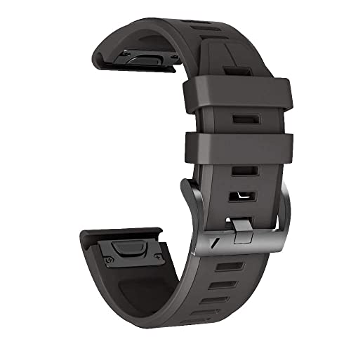 DJDLFA Silikon-Armband für Garmin Fenix 7 7X 6 6X Pro 5 5X Plus 3HR 935 S60 MK1 Smartwatch, wasserdicht, Easyfit, 26, 22, 20 mm, For Vertix 2, Achat von DJDLFA