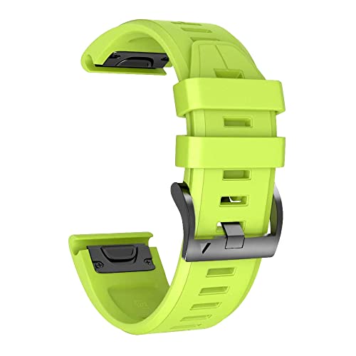 DJDLFA Sport-Silikon-Uhrenarmband für Garmin Fenix 7X 7 Epix/Instinct 2/Coros Vertix Vertix2, einfache Passform, Schnellverschluss-Armband, 26 mm, 22 mm, 26mm For Fenix 5X 5XPlus, Achat von DJDLFA