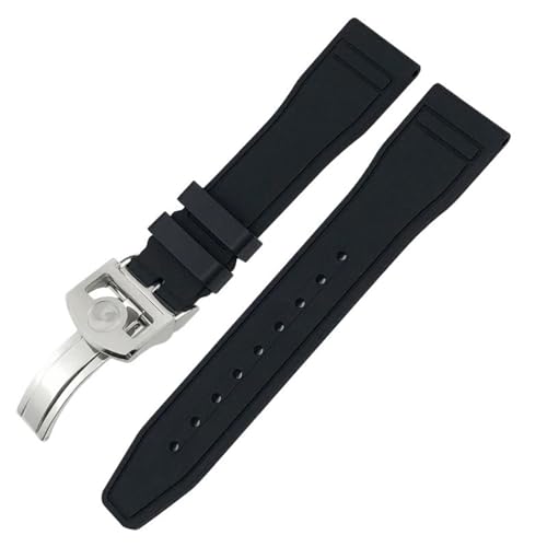 DJDLFA Uhrenarmband aus Naturkautschuk, 20 mm, 21 mm, 22 mm, für IWC Big Pilot's Watches IW3881 IW3777, grün-gelb, bunt, weiches Fluorkautschuk-Armband, 20 mm, Achat DJDLFA Uhrenarmband aus Naturkautschuk, 20 mm, 21 mm, 22 mm, für IWC Big Pilot's Watches IW3881 IW3777, grün-gelb, bunt, weiches Fluorkautschuk-Armband, 20 mm, Achat von DJDLFA