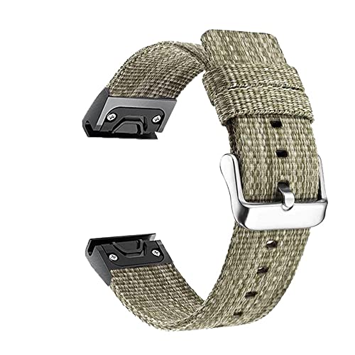 DJDLFA Uhrenarmband für Garmin Fenix 7 7X 6 6X 6S Pro 5 5X Plus 3 HR 935 Nylon Schnellverschluss Smartwatch Easyfit Armband, 26mm For Fenix 6X 6XPro, Achat von DJDLFA