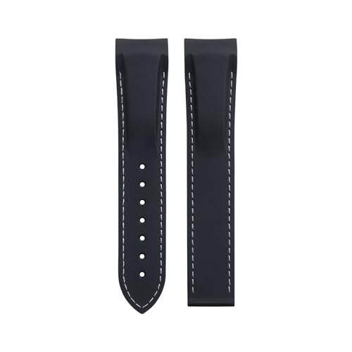 DJDLFA Weiches, flexibles Gummi-Uhrenarmband für Omega-Armband Speedmaster Moonwatch Seamaster 300 AT150 Planet Ocean 600, 20/21/22 mm, ohne Schnalle, 20 mm, Achat DJDLFA Weiches, flexibles Gummi-Uhrenarmband für Omega-Armband Speedmaster Moonwatch Seamaster 300 AT150 Planet Ocean 600, 20/21/22 mm, ohne Schnalle, 20 mm, Achat von DJDLFA