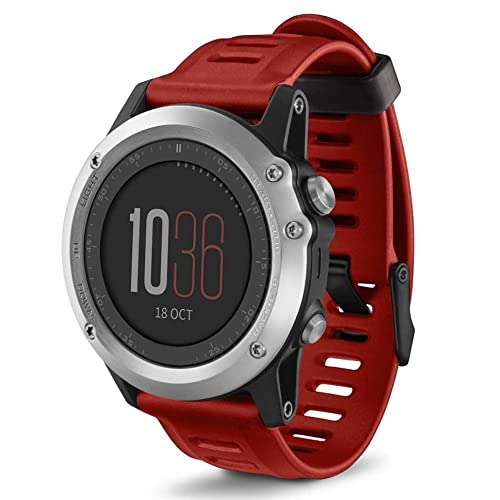 DJDLFA Weiches Silikon-Armband für Garmin Fenix 6X 6X Pro 5X 5XPlus 3 HR Descent Mk1 D2 Bravo Easyfit Uhrenarmband 26 mm, For Descent Mk1, Achat von DJDLFA