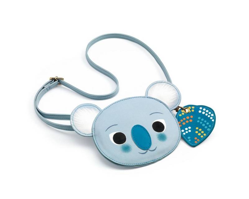 DJECO Schultertasche Handtasche Kinderhandtasche mit Geldbeutel in Tiermotiven von DJECO