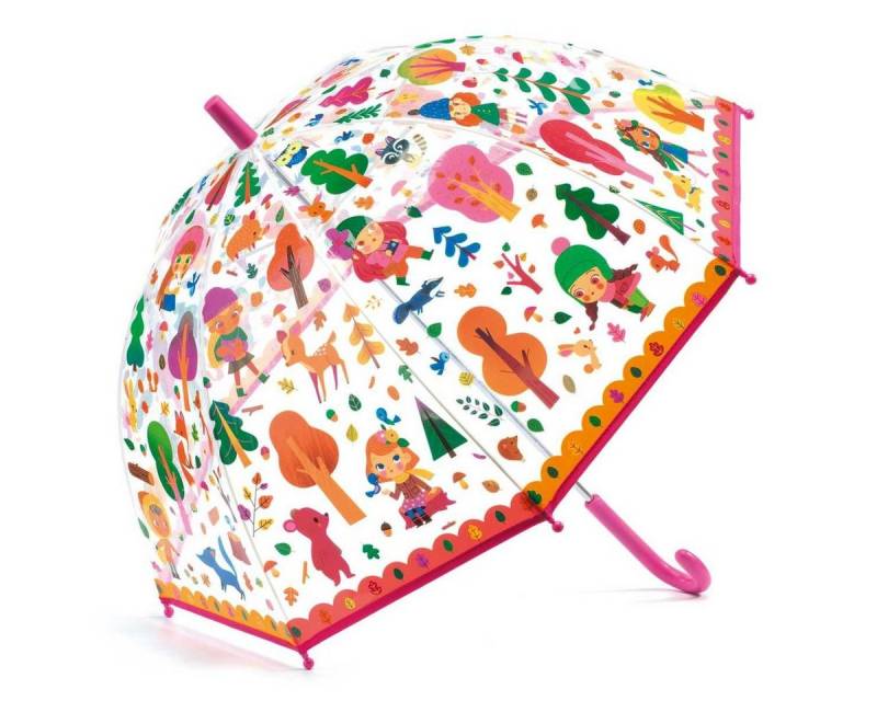 DJECO Stockregenschirm Wald Regenschirm für Kinder Ø 70 x 68 cm von DJECO