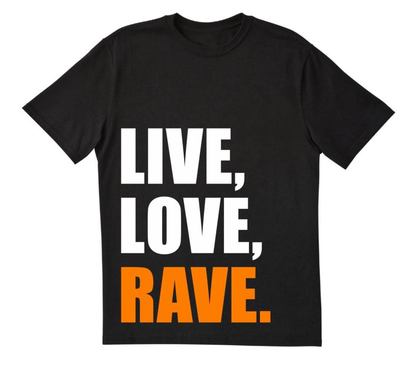 U-Revolution - Leben, Liebe, Rave-T-Shirt von DJIslipmats