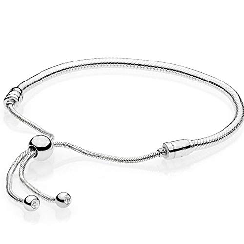 925 Sterling Silber Armband Momente Schiebeverschluss Justieren Armband Armreif Fit Frauen Perlen Charme Diy Europa Schmuck 925 Sterling Silber Armband Momente Schiebeverschluss Justieren Armband Armreif Fit Frauen Perlen Charme Diy Europa Schmuck von DJMJHG