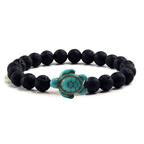 Mode natürliche vulkanische Steinperlen Farbe Schildkröte Perlen Armband Frauen Armbänder Armreif Armband Schmuck Geschenk blaue Schildkröte Mode natürliche vulkanische Steinperlen Farbe Schildkröte Perlen Armband Frauen Armbänder Armreif Armband Schmuck Geschenk blaue Schildkröte von DJMJHG