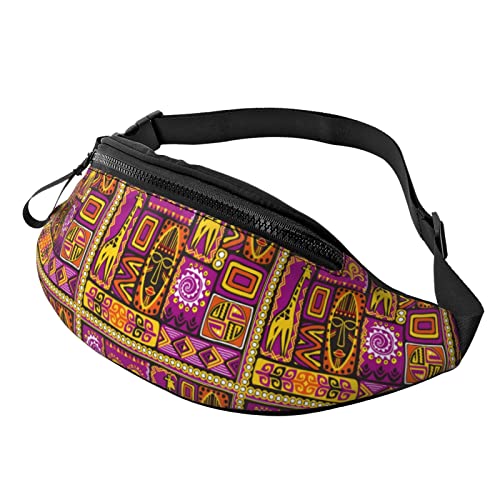 African Elements Crossbody Bag Runner Small Hip Pouch Bum Bag Running Waistpack Bumbag Beltbag Sport Slim Modisch Zum Joggen Wandern Frau von DJNGN