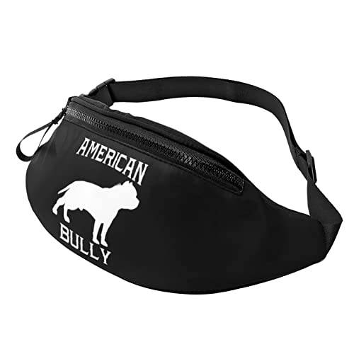 American Bully Casual Fanny Pack Männer und Frauen Freizeit Sport Gürteltasche Sporttag Übungsgeschenk von DJNGN