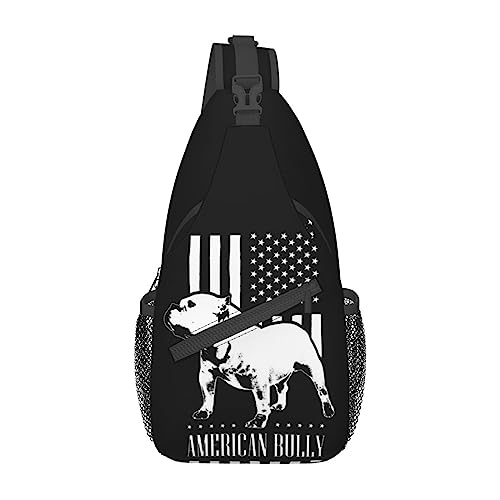 Amerikanische Flagge Bully Sling Rucksack Reise Umhängetasche Casual Brust Umhängetasche Mode Fanny Pack Amerikanische Flagge Bully Sling Rucksack Reise Umhängetasche Casual Brust Umhängetasche Mode Fanny Pack von DJNGN