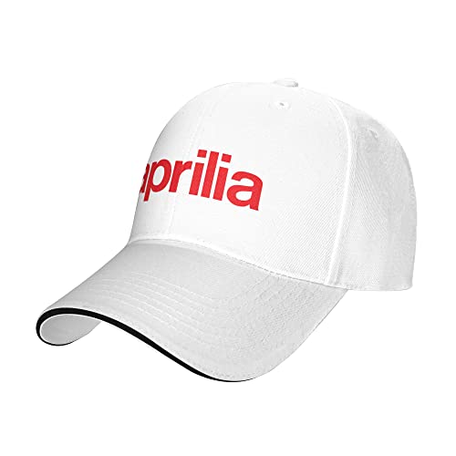 Aprilia Sandwich Cap Baseball Cap Unisex Sonnenhut Verstellbarer Dad Hat Outdoor Sport Casquette für Männer Frauen von DJNGN