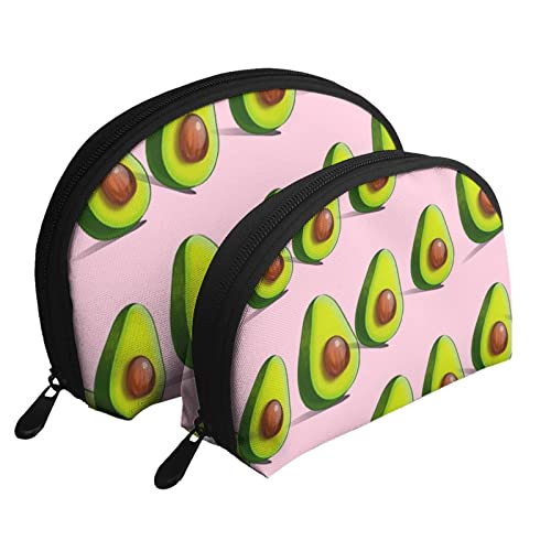Avocado-Kosmetiktasche, Reise-Clutch-Tasche für Frauen und Mädchen von DJNGN