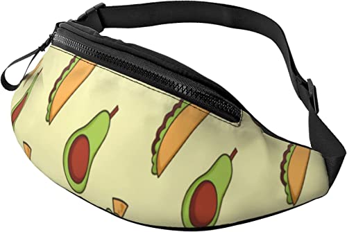 Avocado Lässige Gürteltasche für Männer und Frauen, Verstellbarer Gürtel, Gürteltasche für Reisen, Wandern, Radfahren, Laufen, Festival, Rave Avocado Lässige Gürteltasche für Männer und Frauen, Verstellbarer Gürtel, Gürteltasche für Reisen, Wandern, Radfahren, Laufen, Festival, Rave von DJNGN