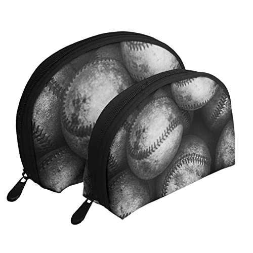 Baseball-Kosmetiktasche, Reise-Clutch-Tasche für Frauen und Mädchen von DJNGN