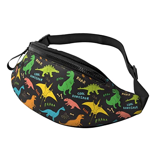 Cartoon Dinosaurier Umhängetasche Läufer Kleine Hüfttasche Gürteltasche Laufen Hüfttasche Bauchtasche Gürteltasche Sport Schlank Modisch Zum Joggen Wandern Frau von DJNGN