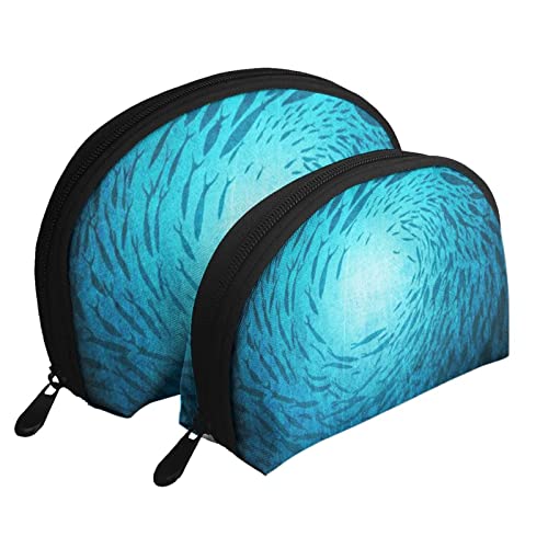 Cluster of Fish Kosmetiktasche, Reise-Clutch für Frauen und Mädchen von DJNGN