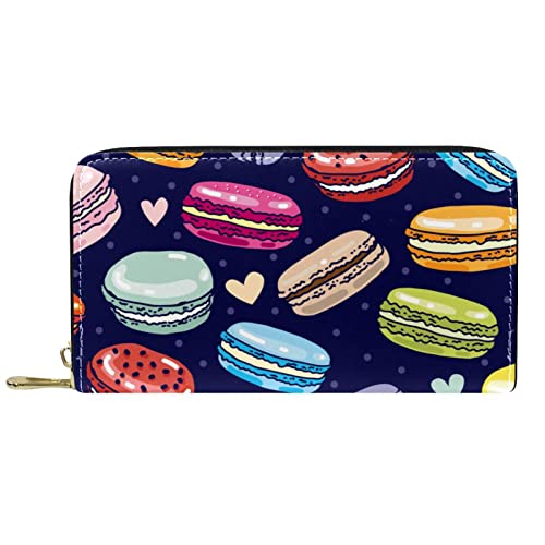 DJNGN Brieftasche für Frauen Clutch Geldbörsen für Frauen Kartenhalter Organizer Leder Geldbörse mit Reißverschluss Bunt von DJNGN