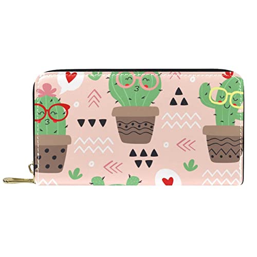 DJNGN Brieftasche für Frauen Clutch Geldbörsen für Frauen Kartenhalter Organizer Leder Geldbörse mit Reißverschluss Süße Sonnenbrille Kaktustopf Cartoon Art DJNGN Brieftasche für Frauen Clutch Geldbörsen für Frauen Kartenhalter Organizer Leder Geldbörse mit Reißverschluss Süße Sonnenbrille Kaktustopf Cartoon Art von DJNGN