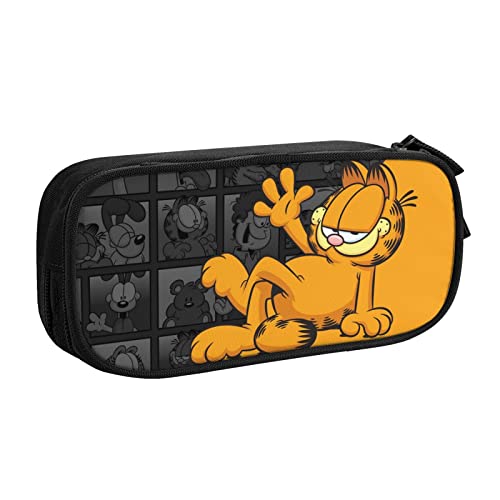 DJNGN Federmäppchen für Jungen Mädchen für Garfield Organizer Stiftbeutel Tasche Schreibwarenbeutel Halter Schreibtisch Organizer für Schule Büro Zuhause Schreibwaren Geschenke von DJNGN