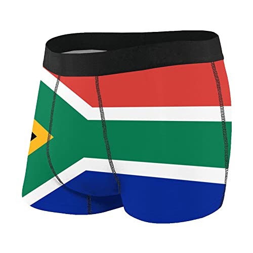 DJNGN Flag of South Africa Herren-Boxershorts Herren-Unterwäsche atmungsaktive Stretch-Boxershorts Herren-Boxer-Leggings von DJNGN