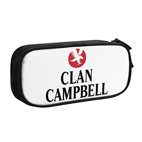 DJNGN Kompatibel mit Clan Campbell Federmäppchen Stiftebeutel Stifte Organizer, Tasche Stiftebox Tragbarer Reißverschluss Schreibwarentasche für Jungen Mädchen Erwachsene Schule Bürobedarf von DJNGN