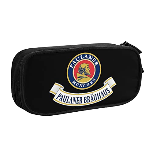 DJNGN Kompatibel mit Paulaner Federmäppchen Stiftebeutel Bleistift Organizer, Beutel Tasche Stiftebox Tragbarer Reißverschluss Schreibwarentasche für Jungen Mädchen Erwachsene Schule Bürobedarf von DJNGN