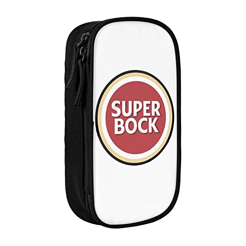 DJNGN Kompatibel mit Super Bock Federmäppchen Federmäppchen Bleistift-Organizer, Beuteltasche Stiftebox Tragbarer Reißverschluss Schreibwarentasche für Jungen Mädchen Erwachsene Schule Bürobedarf von DJNGN