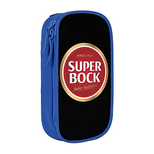 DJNGN Kompatibel mit Super Bock Federmäppchen Federmäppchen Bleistift-Organizer, Beuteltasche Stiftebox Tragbarer Reißverschluss Schreibwarentasche für Jungen Mädchen Erwachsene Schule Bürobedarf von DJNGN