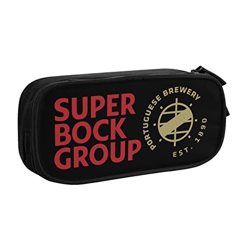 DJNGN Kompatibel mit Super Bock Federmäppchen Federmäppchen Bleistift-Organizer, Beuteltasche Stiftebox Tragbarer Reißverschluss Schreibwarentasche für Jungen Mädchen Erwachsene Schule Bürobedarf von DJNGN