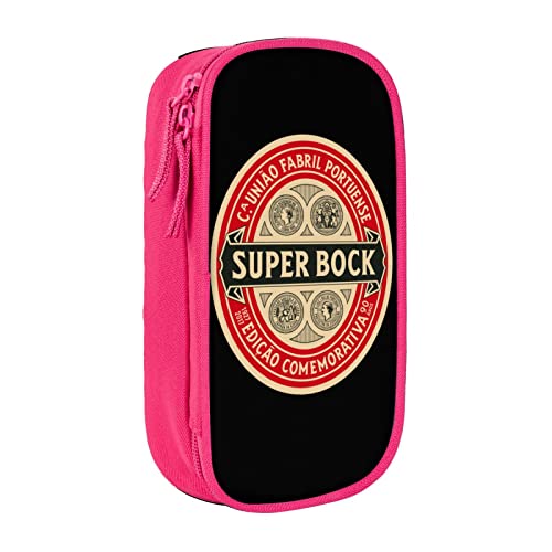 DJNGN Kompatibel mit Super Bock Federmäppchen Federmäppchen Bleistift-Organizer, Beuteltasche Stiftebox Tragbarer Reißverschluss Schreibwarentasche für Jungen Mädchen Erwachsene Schule Bürobedarf von DJNGN