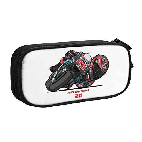 DJNGN Moto-Gp Federmäppchen für Teenager, Jungen, Mädchen, Federmäppchen, Make-up, kleine Kosmetiktasche, Stifte, Schreibwaren, Aufbewahrungsbox, Aufbewahrungstasche für Erwachsene, College, Büro von DJNGN