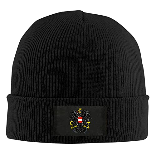 DJNGN Nationales Emblem von Österreich Unisex Beanie Mütze Gestrickte warme Mütze Wolle Strickmütze von DJNGN