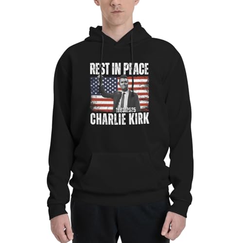 DJNGN Ruhe In Frieden Tribut Charlie Kirk Hoodies Stand Mit Charlie 2025 Herren Sweatshirt von DJNGN