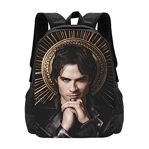 Damon Backpack Salvatore Rucksack, Laptop-Rucksack, Tablet-Tasche, Reisetasche, Laptop-Tasche für Männer und Frauen von DJNGN