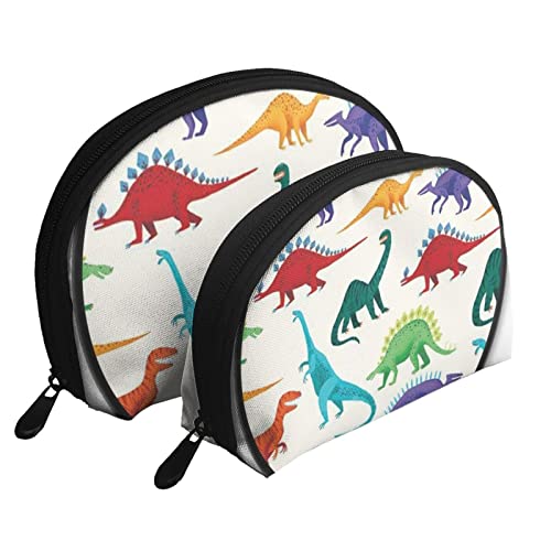 Dinosaurier-Kosmetiktasche, Reise-Clutch für Frauen und Mädchen von DJNGN