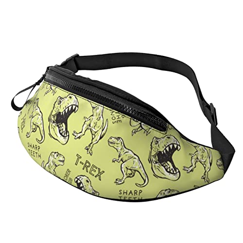 Dinosaurier Umhängetasche Läufer Kleine Hüfttasche Gürteltasche Laufen Hüfttasche Bauchtasche Gürteltasche Sport Schlank Modisch Zum Joggen Wandern Frau von DJNGN