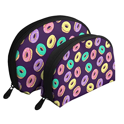 Donut-Kosmetiktasche, Reise-Clutch-Tasche für Frauen und Mädchen von DJNGN