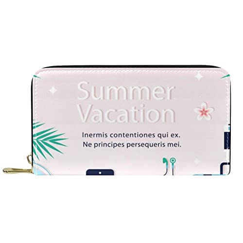 Geldbörse Leder Leder Reißverschluss Lange Geldbörse D_35-01 von DJNGN