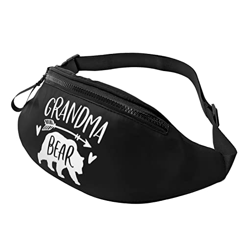 Grandma Bear Gürteltasche Verstellbare Reisebrusttasche für Männer und Frauen Outdoor-Laufgürteltasche von DJNGN