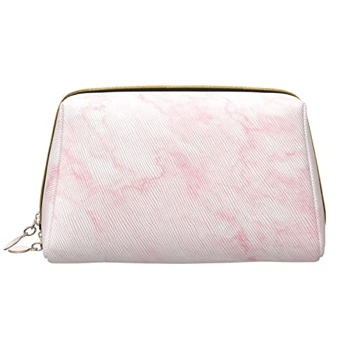 Große Kosmetiktasche, Reise-Kosmetik-Organizer, Leder, tragbar, wasserdicht, mit Reißverschluss, Make-up-Tasche für Damen und Teenager-Mädchen, Abstrakter Marmor von DJNGN