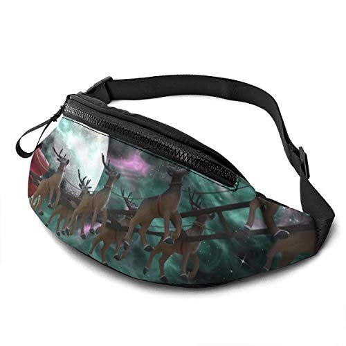 Gürteltasche für Männer und Frauen, Galaxy Weihnachten Hüfttasche mit Gürtel, verstellbare Schultertasche, Umhängetasche, Brusttasche für Reisen, Wandern, Radfahren, Laufen von DJNGN
