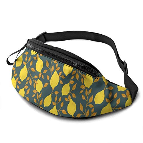 Gürteltasche für Männer und Frauen, Gelbe Zitrone, Hüfttasche mit Gürtel, verstellbare Umhängetasche, Umhängetasche, Brusttasche für Reisen, Wandern, Radfahren, Laufen Gürteltasche für Männer und Frauen, Gelbe Zitrone, Hüfttasche mit Gürtel, verstellbare Umhängetasche, Umhängetasche, Brusttasche für Reisen, Wandern, Radfahren, Laufen von DJNGN