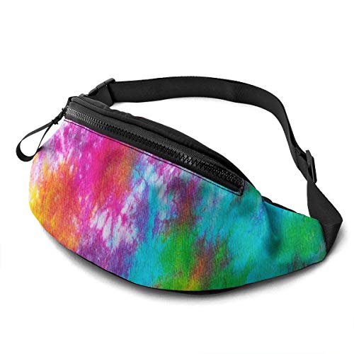 Gürteltasche für Männer und Frauen, Regenbogen-Gewaschene Tie-Dye-Hüfttasche mit Gürtel, verstellbare Umhängetasche, Umhängetasche, Brusttasche für Reisen, Wandern, Radfahren, Laufen Gürteltasche für Männer und Frauen, Regenbogen-Gewaschene Tie-Dye-Hüfttasche mit Gürtel, verstellbare Umhängetasche, Umhängetasche, Brusttasche für Reisen, Wandern, Radfahren, Laufen von DJNGN