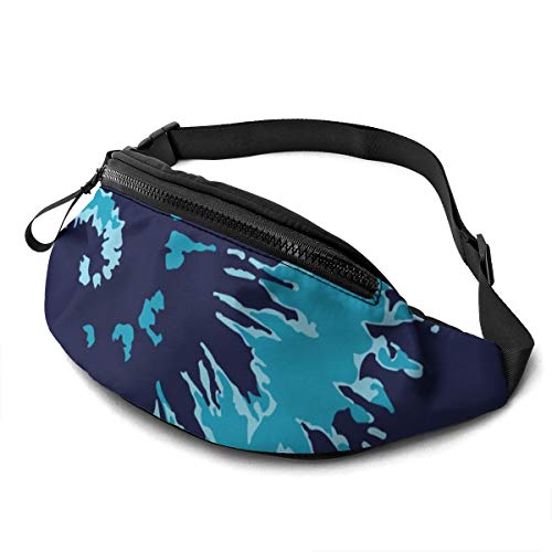 Gürteltasche für Männer und Frauen, Tie Dye Swirl Hüfttasche mit Gürtel, verstellbare Umhängetasche, Umhängetasche, Brusttasche für Reisen, Wandern, Radfahren, Laufen von DJNGN