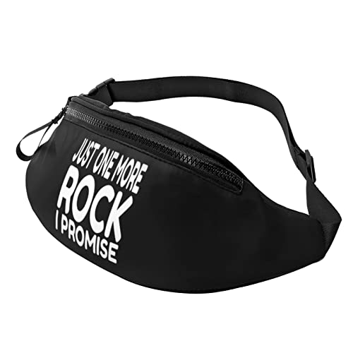 Just One More Rock I Promise Gürteltasche Verstellbare Brusttasche für Herren und Damen von DJNGN